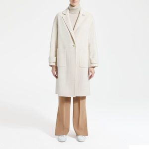 Theory double-faced wool and cashmere coat